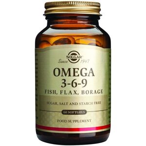Solgar Omega 3-6-9 - Fish, Flax and Borage - 60 Softgels Solgar Omega 3-6-9 - Fish, Flax and Borage - 60 Softgels