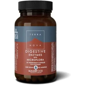 Terranova Digestive Enzymes with Microflora - Vegicaps 50 Terranova Digestive Enzymes with Microflora - Vegicaps 50
