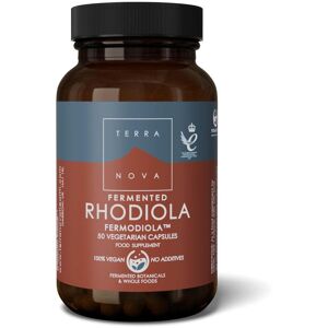 Terranova Fermented Rhodiola - 50 Vegicaps - Stress & Focus Support Terranova Fermented Rhodiola - 50 Vegicaps - Stress & Focus Support