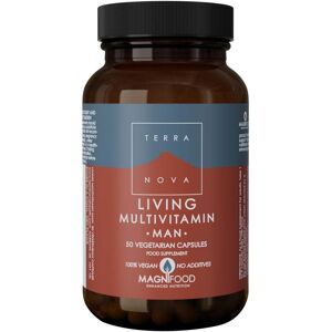 Terra Nova Multivitamin Man Caps - Men's Multivitamin, Vegan, 50 Capsules Terra Nova Multivitamin Man Caps - Men's Multivitamin, Vegan, 50 Capsules