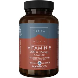 Terranova Vitamin E 200iu Complex - 100 Vegicaps Terranova Vitamin E 200iu Complex - 100 Vegicaps