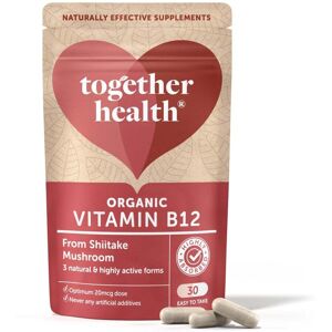Together Health Organic Vitamin B12 Shiitake Mushroom - 30 Vegicaps Together Health Organic Vitamin B12 Shiitake Mushroom - 30 Vegicaps