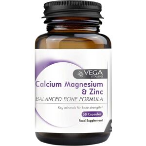 Vega+ Vitamins Calcium Magnesium & Zinc - 60 Capsules Vega+ Vitamins Calcium Magnesium & Zinc - 60 Capsules