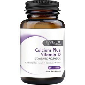 Vega+ Vitamins Calcium Plus Vitamin D - 60 Tablets Vega+ Vitamins Calcium Plus Vitamin D - 60 Tablets