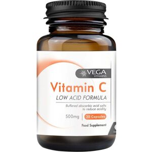 Vega+ Vitamins Vitamin C - Low Acid Formula - 30 x 500mg Capsules Vega+ Vitamins Vitamin C - Low Acid Formula - 30 x 500mg Capsules
