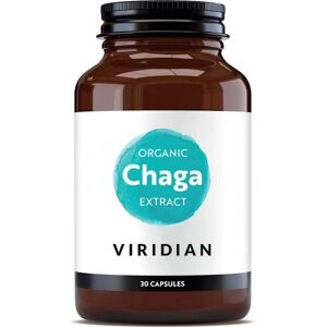 Viridian Organic Chaga Extract - 30 Capsules - Supplement Viridian Organic Chaga Extract - 30 Capsules - Supplement