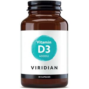 Viridian Vitamin D3 4000 IU - 30 Vegicaps Viridian Vitamin D3 4000 IU - 30 Vegicaps