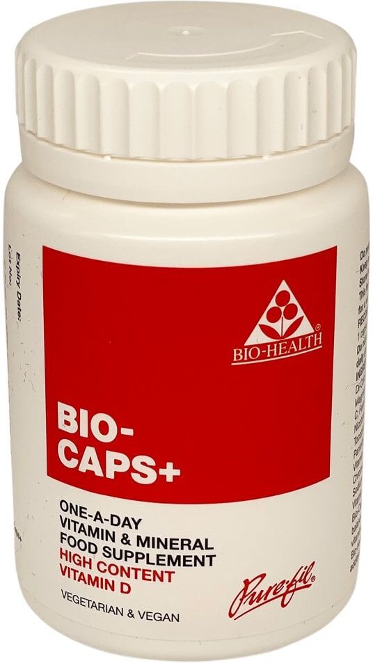 Bio Health Bio-Caps+ Vitamin & Mineral Food Supplement - 60 Vegica