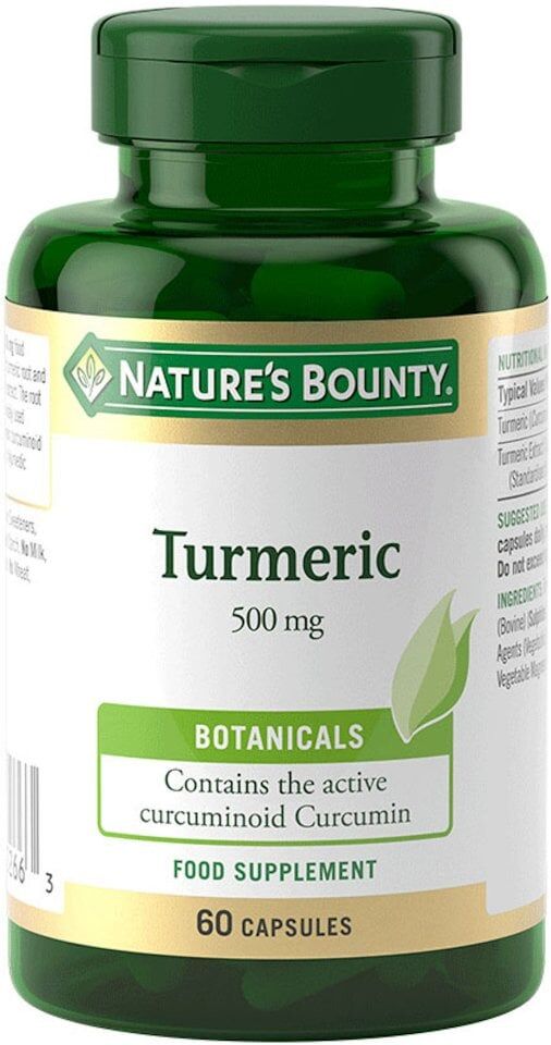Nature's Bounty Nature's Bounty Turmeric - 60 x 500mg Capsules
