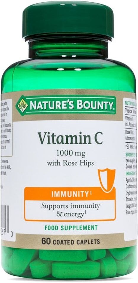 Nature's Bounty Nature's Bounty Vitamin C 1000mg with Rose Hips - 60 Coated Caple