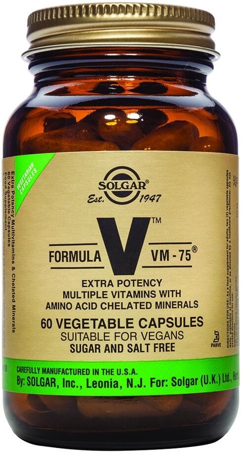Solgar Formula VM-75 Extra High Potency Multivitamins - 60 Vegicaps