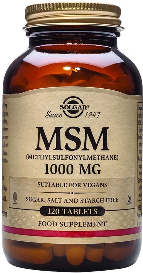 Solgar MSM for Joint Health - 120 x 1000mg Tablets