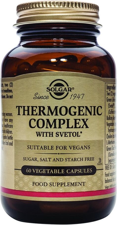 Solgar Thermogenic Complex with Svetol - Weight Loss - 60 Vegicaps