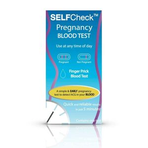 SELFCheck Pregnancy Blood Test Kit - 1 Test