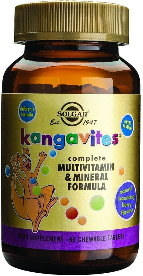 Solgar Kangavites Berry Complete Multivitamin & Mineral - 60 Chewa
