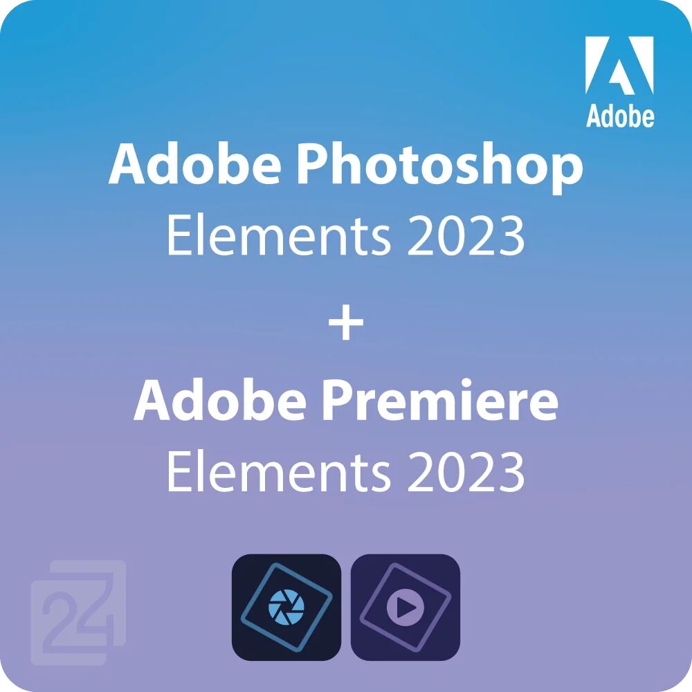 Adobe Photoshop Elements 2023 + Premiere Elements 2023 Win/MAC Upgrade