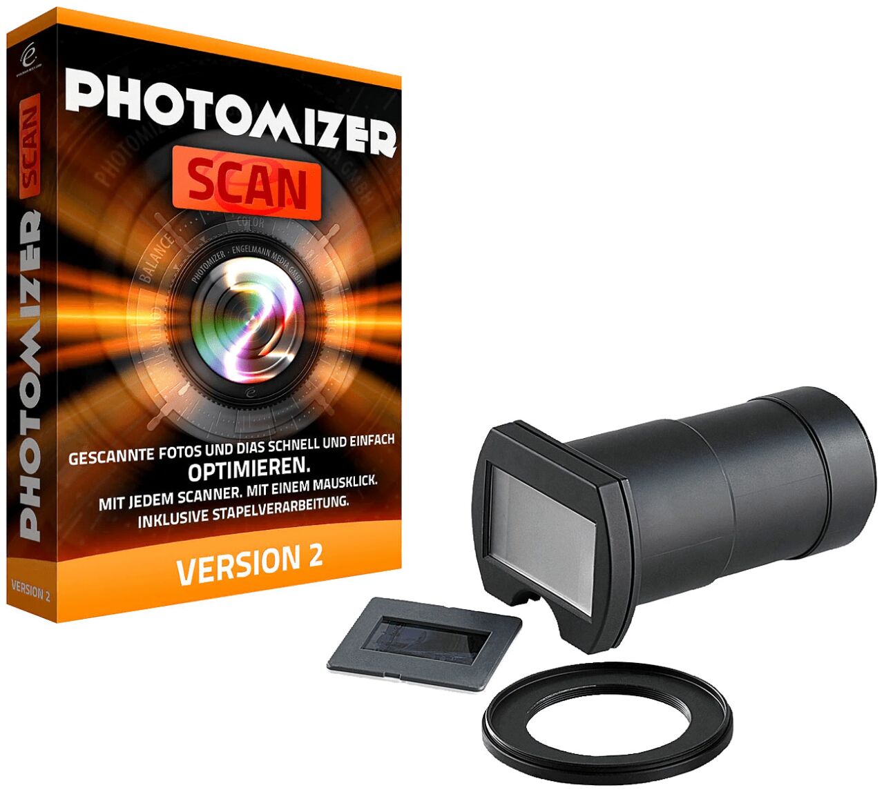 Somikon DSLR lens attachment for digitising slides/negatives