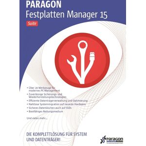 Paragon Festplatten Manager 15 Suite Paragon Festplatten Manager 15 Suite