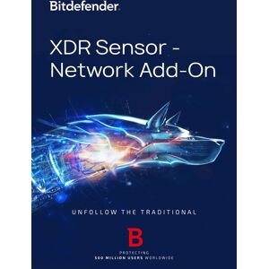 Bitdefender XDR Sensor - Network Add-On 1 Year 50 - 99 User(s) Bitdefender XDR Sensor - Network Add-On 1 Year 50 - 99 User(s)