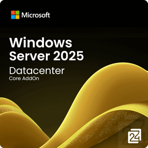 Microsoft - Windows Server 2025 Datacenter Core AddOn - 4 Core - Software Microsoft - Windows Server 2025 Datacenter Core AddOn - 4 Core - Software