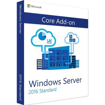 Microsoft Windows Server 2016 Standard additional license Core AddOn 16 Core Microsoft Windows Server 2016 Standard additional license Core AddOn 16 Core