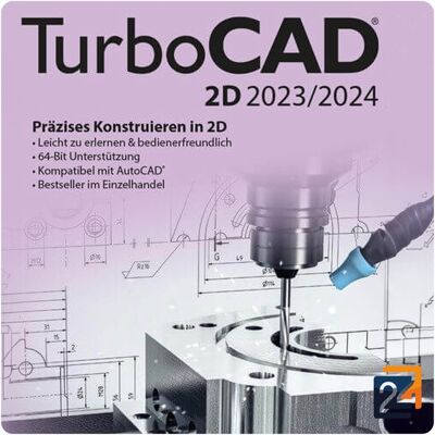 TurboCAD 2D 2023/2024 - CAD Software for Beginners TurboCAD 2D 2023/2024 - CAD Software for Beginners