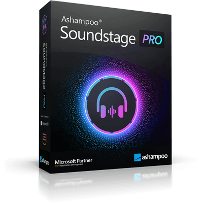 Ashampoo Soundstage Pro - Binaural Stereo, 10 Studios - Sound Software Ashampoo Soundstage Pro - Binaural Stereo, 10 Studios - Sound Software