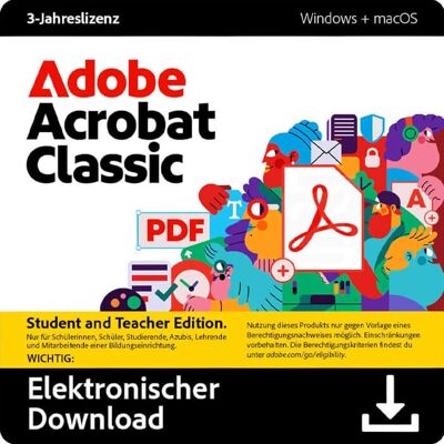 Adobe Acrobat Classic STE - PDF Software for Students & Teachers Adobe Acrobat Classic STE - PDF Software for Students & Teachers