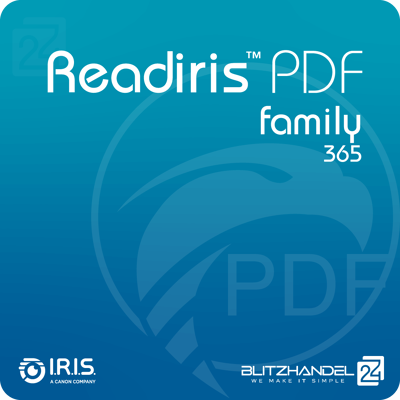 I.R.I.S. Readiris PDF Family 365 - PDF Management Software I.R.I.S. Readiris PDF Family 365 - PDF Management Software