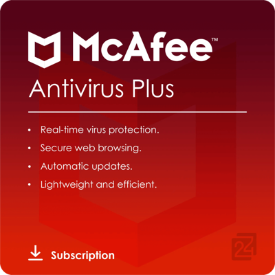 McAfee McAfee Antivirus Plus 2025 3-Year Unlimited Devices McAfee McAfee Antivirus Plus 2025 3-Year Unlimited Devices