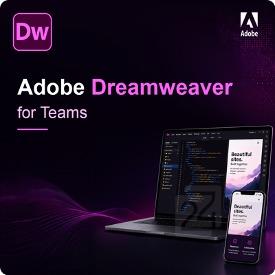 Adobe Dreamweaver for Teams Corporate 1 - 9 User(s) Adobe Dreamweaver for Teams Corporate 1 - 9 User(s)