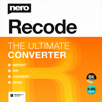 Nero Recode 2025 - Media Conversion Software Nero Recode 2025 - Media Conversion Software