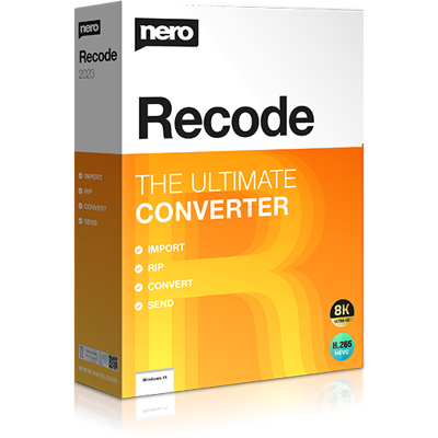 Nero Recode 2025 - Media Conversion Software Nero Recode 2025 - Media Conversion Software