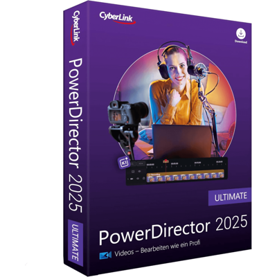 CyberLink PowerDirector 2025 Ultimate - Video Editing Software CyberLink PowerDirector 2025 Ultimate - Video Editing Software