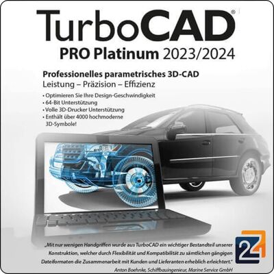 TurboCAD PRO Platinum 2023/2024 - CAD Software TurboCAD PRO Platinum 2023/2024 - CAD Software