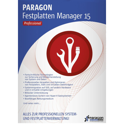 Paragon Hard Disk Manager 15 Professional - System Management Software Paragon Hard Disk Manager 15 Professional - System Management Software