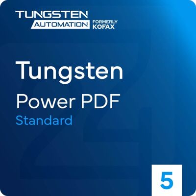 Kofax Power PDF 5.0 Standard - PDF Editor Kofax Power PDF 5.0 Standard - PDF Editor