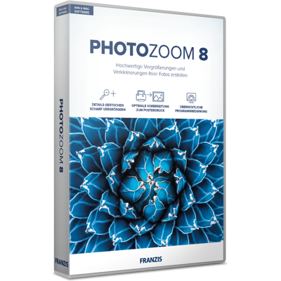 Franzis PhotoZoom 8 - Photo Editing Software Franzis PhotoZoom 8 - Photo Editing Software