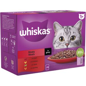 Whiskas 1+ Meaty Meals in Gravy - 80 x 85g