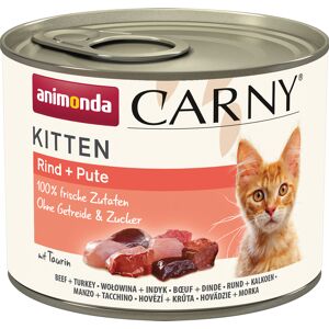 animonda Carny Kitten Saver Pack 24 x 200g - Beef & Turkey