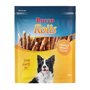 Rocco Rolls Chew Sticks  - with Chicken Fillet (200g)