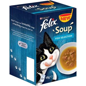Felix Soup Saver Pack 48 x 48g - Fish Selection