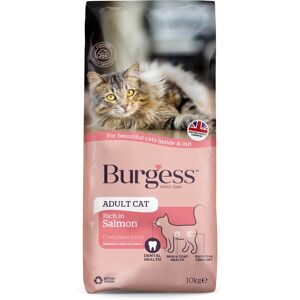 Burgess Adult Cat Rich in Salmon - Economy Pack: 2 x 10kg