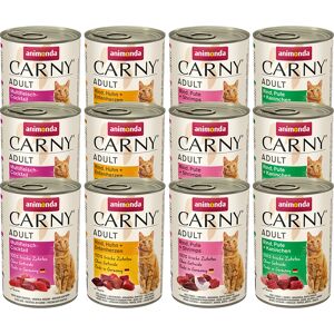 animonda Carny Adult Saver Pack 12 x 400g - Poultry & Beef Varieties