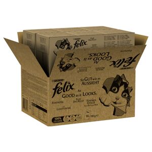 Felix As Good As It Looks Jumbo Pack 80 x 100g - Beef, Chicken, Tuna, Cod (80 x 100g)