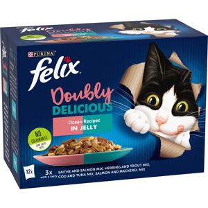 Felix As Good As It Looks - Doubly Delicious 24 x 100g - Ocean Recipes in Jelly