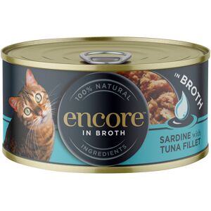 Encore Cat Tin Saver Pack 48 x 70g - Sardine with Tuna Fillet