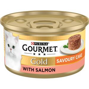 Gourmet Gold Savoury Cake Saver Pack 24 x 85g - Salmon