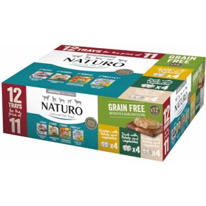 Naturo Adult Grain Free Trays - Poultry Selection - 12 x 400g