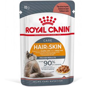 Royal Canin Hair & Skin Care - Complementary: Royal Canin Wet Intense Beauty in Gravy (12 x 85g)